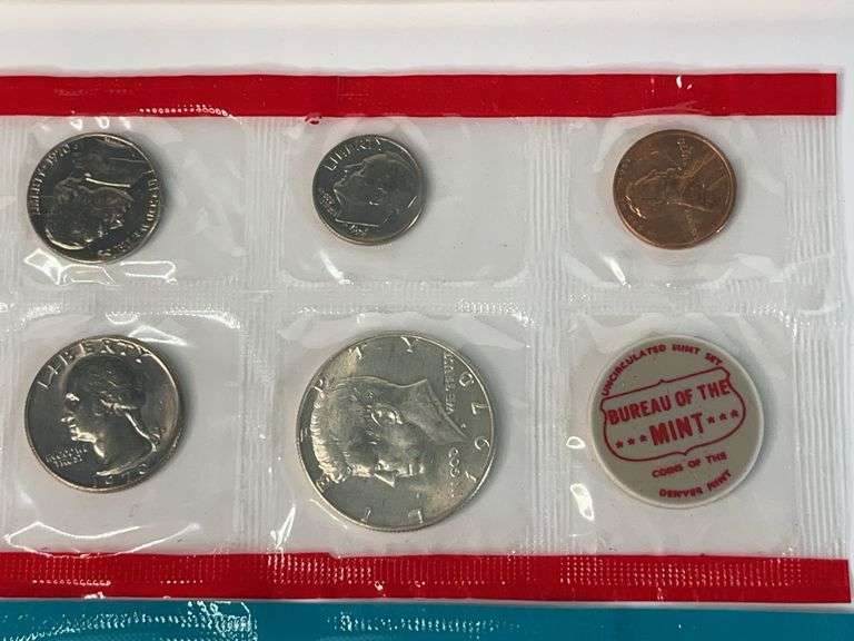 1968, 1969, 1970 Uncirculated Mint Sets