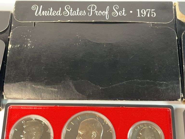 1973, 1974, 1975 US Proof Sets