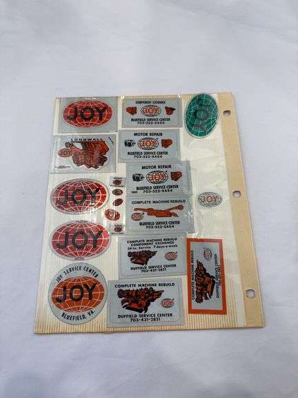 (30) Coal Miner Stickers