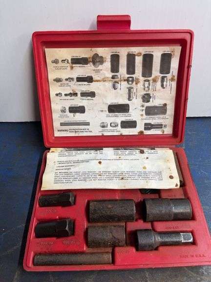 Blue Point LSR1000A deluxe wheel lock removal set
