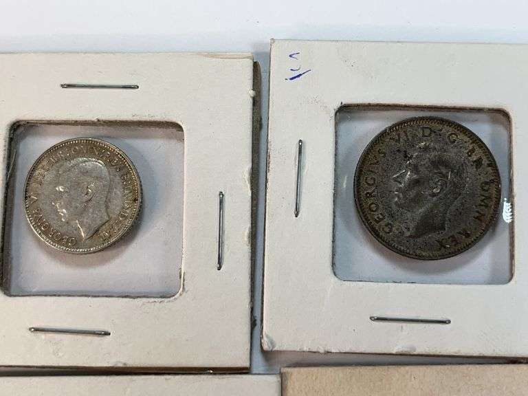 (14) Foreign Coins with Silver Content and 1840 American Coin