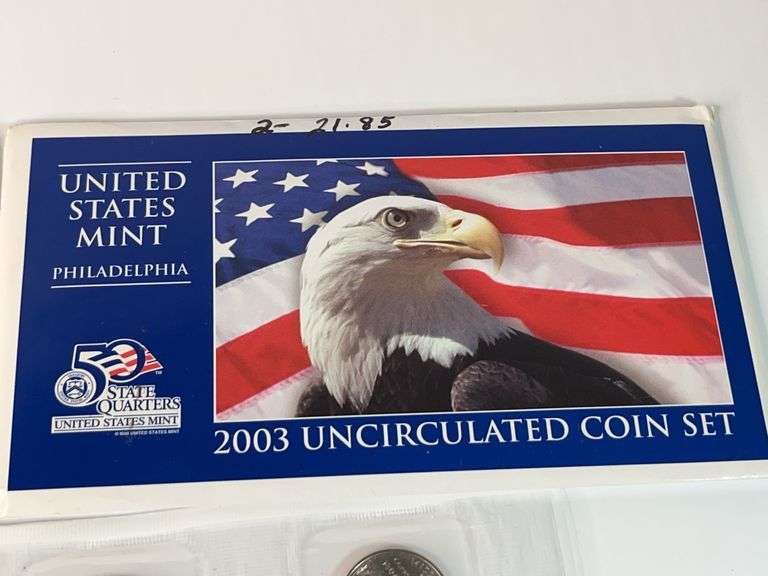2002 and 2003 Denver and Philadelphia Mint Uncirculated Sets