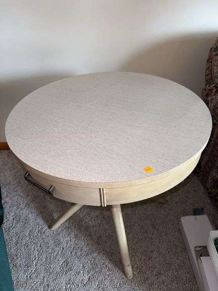 Mersman Round Wooden Side Table