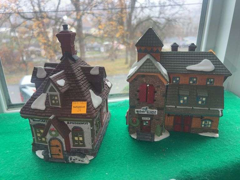 Department 56 Mc Grebe Cutters & Sleighs, WM. Wheat Cakes & Puddings