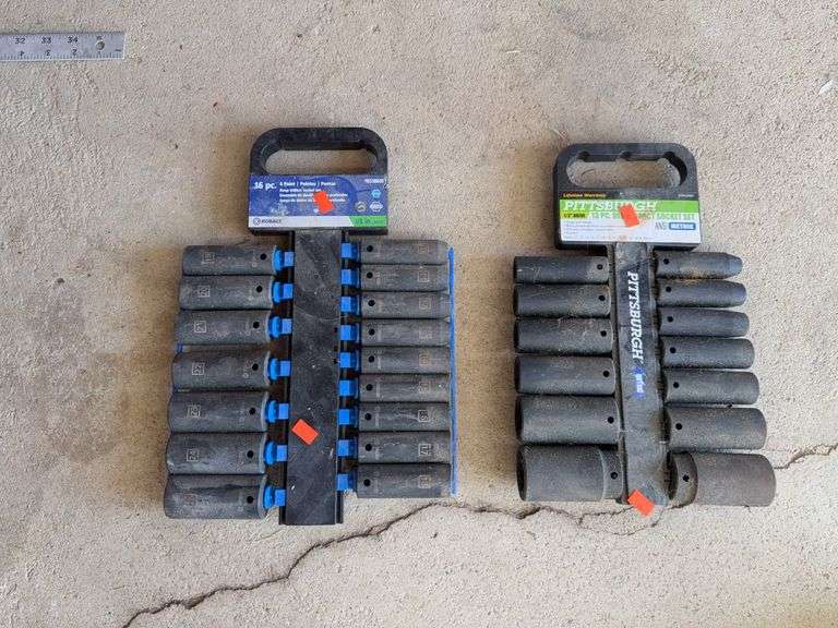 Lot of Impact Deep well Sockets