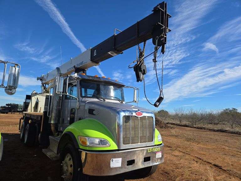 2018 Peterbilt PB348 showing 43,073 mi, 6,155 hrs - runs