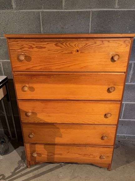 Chest of drawers 30”w x 16”d x 45”h