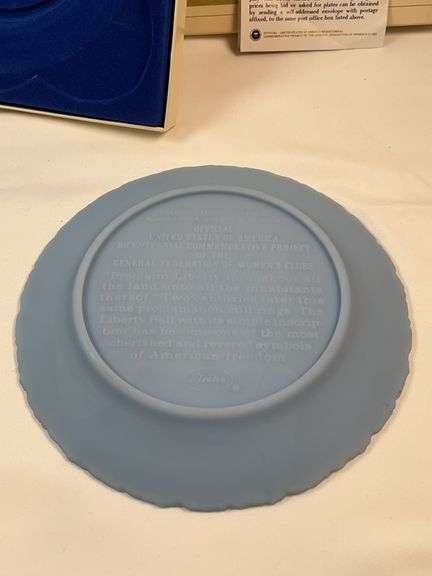 Bicentennial Frosted Blue “Proclaim Liberty” Plate w/ Box & Inserts