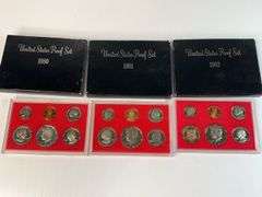 1980, 1981, 1982 US Proof Sets