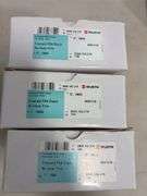 Flat of palm sander discs of various grits