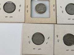 (14) Canadian Silver Dimes