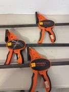 (3) Jorgensen E-Z Hold wood clamps