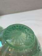 FENTON FAIRY LAMP Sea Mist Green Iridized