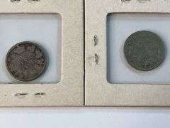 (14) Foreign Coins with Silver Content and 1840 American Coin