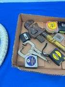 Pipe Wrenches, Tape Measures