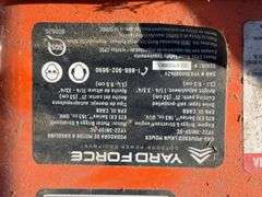 Yardforce push lawn mower w/ grass basket