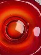 FENTON RED STRETCH GLASS BOWL
