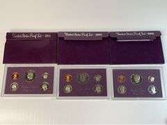 1984, 1985, 1986 US Proof Sets