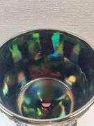 Fenton Glass Amethyst Carnival Wild Strawberry Candy Compote W/ Lid