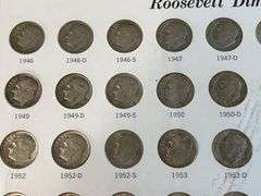 Roosevelt Dime Set, 1884 and 1857 Seated Liberty Dimes