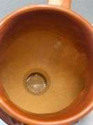 Roseville 8" Handled Freesia Vase in Tangerine - 196-8.