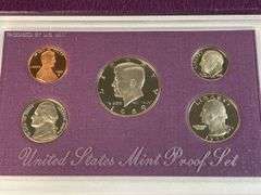 1987, 1988, 1989, 1990 US Proof Sets