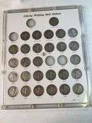 Liberty Walking Halves Set -Missing 1916, 1916-S, 1921, 1921D