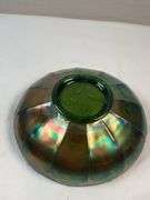 FENTON GREEN CARNIVAL THORN PATTERN