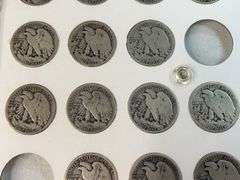 Liberty Walking Halves Set -Missing 1916, 1916-S, 1921, 1921D
