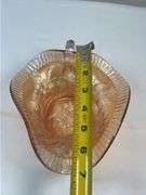 Fenton Marigold Carnival Glass “Orange Tree” Handled Nappy