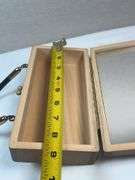 EARLY HANDPAINTED WOOD PURSE BY ENID COLLINS