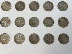 Roosevelt Dime Set, 1884 and 1857 Seated Liberty Dimes