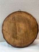 PIED PIPER OF HAMELIN CARVED FIGURINE AND PLATE.  GERMAN ORIGIN