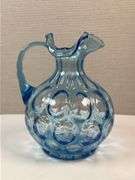 FENTON BLUE GLASS COIN DOT