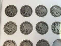 Liberty Walking Halves Set -Missing 1916, 1916-S, 1921, 1921D