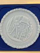 Bicentennial Frosted Blue “Proclaim Liberty” Plate w/ Box & Inserts