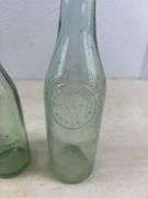 2 Jeffries Millersburg glass bottles and Akron brewing co. bottle