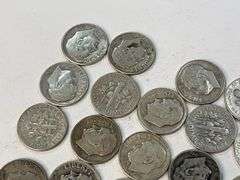 (23) Pre 1965 Roosevelt Dimes