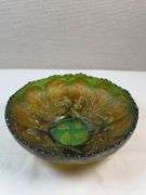 FENTON GREEN CARNIVAL THORN PATTERN