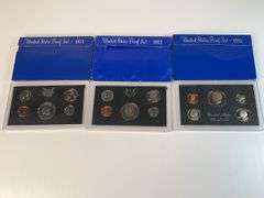 1971, 1972, 1983 US Proof Sets