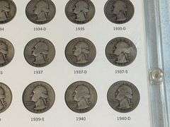 Washington Quarters Set -Missing 32-D, 32-S