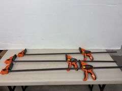 (3) Jorgensen E-Z Hold wood clamps
