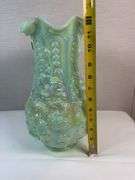 Poppy Show vase- Irid seafoam green