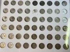 Roosevelt Dime Set, 1884 and 1857 Seated Liberty Dimes