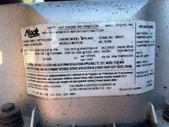 2013 Mack CXU613 showing 402,711 mi, 8,428 hrs- doesn't run