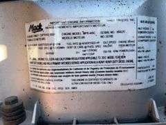 2013 Mack CXU613 showing 402,711 mi, 8,428 hrs- doesn't run