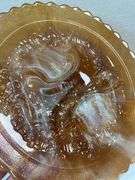 Imperial Glass – Caramel Slag Plate