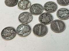 (20) Mercury Dimes