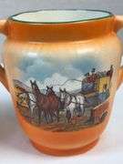 Royal Bayreuth Bavaria Coaching & Fox Hunt Creamer & Sugar