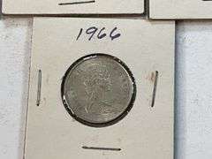 9 Pre-1967 Canadian Quarters
